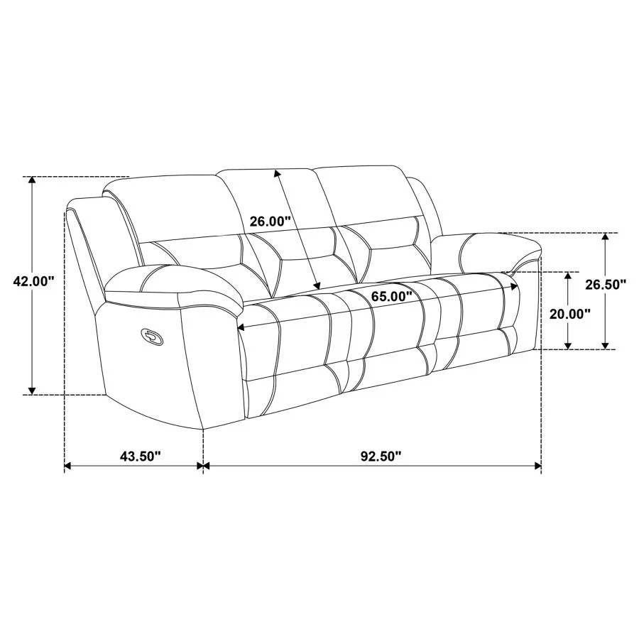 Gilson - Chenille Upholstered Sofa Set - Image 32