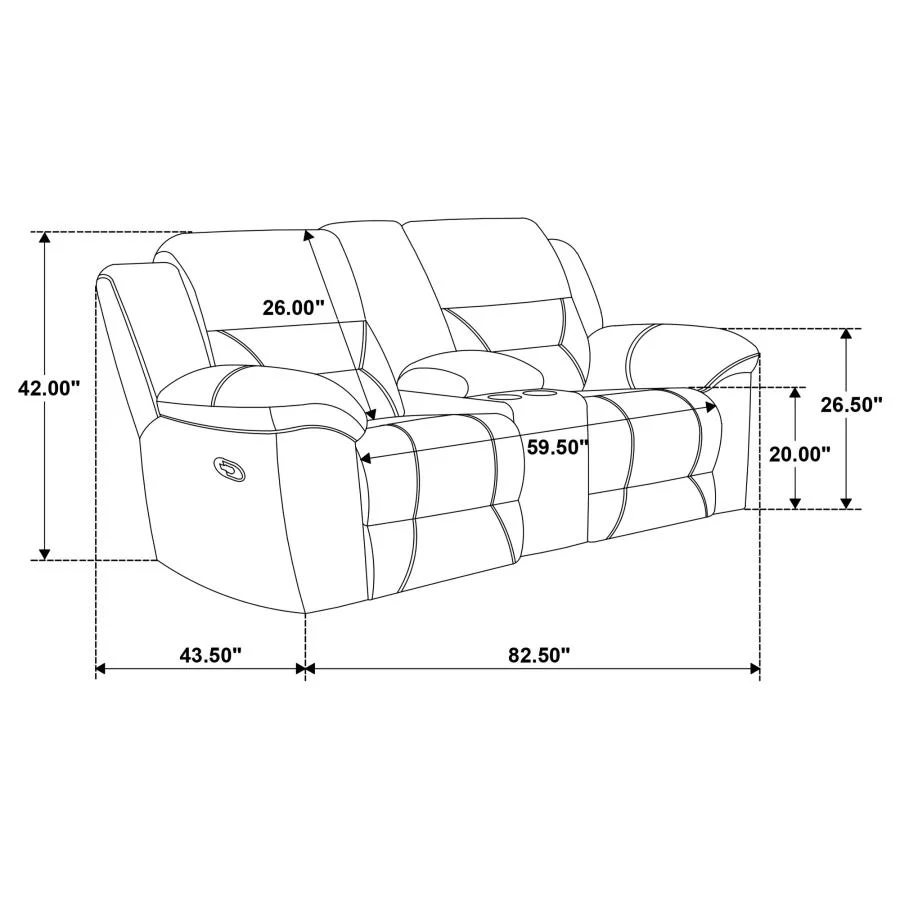 Gilson - Chenille Upholstered Sofa Set - Image 33