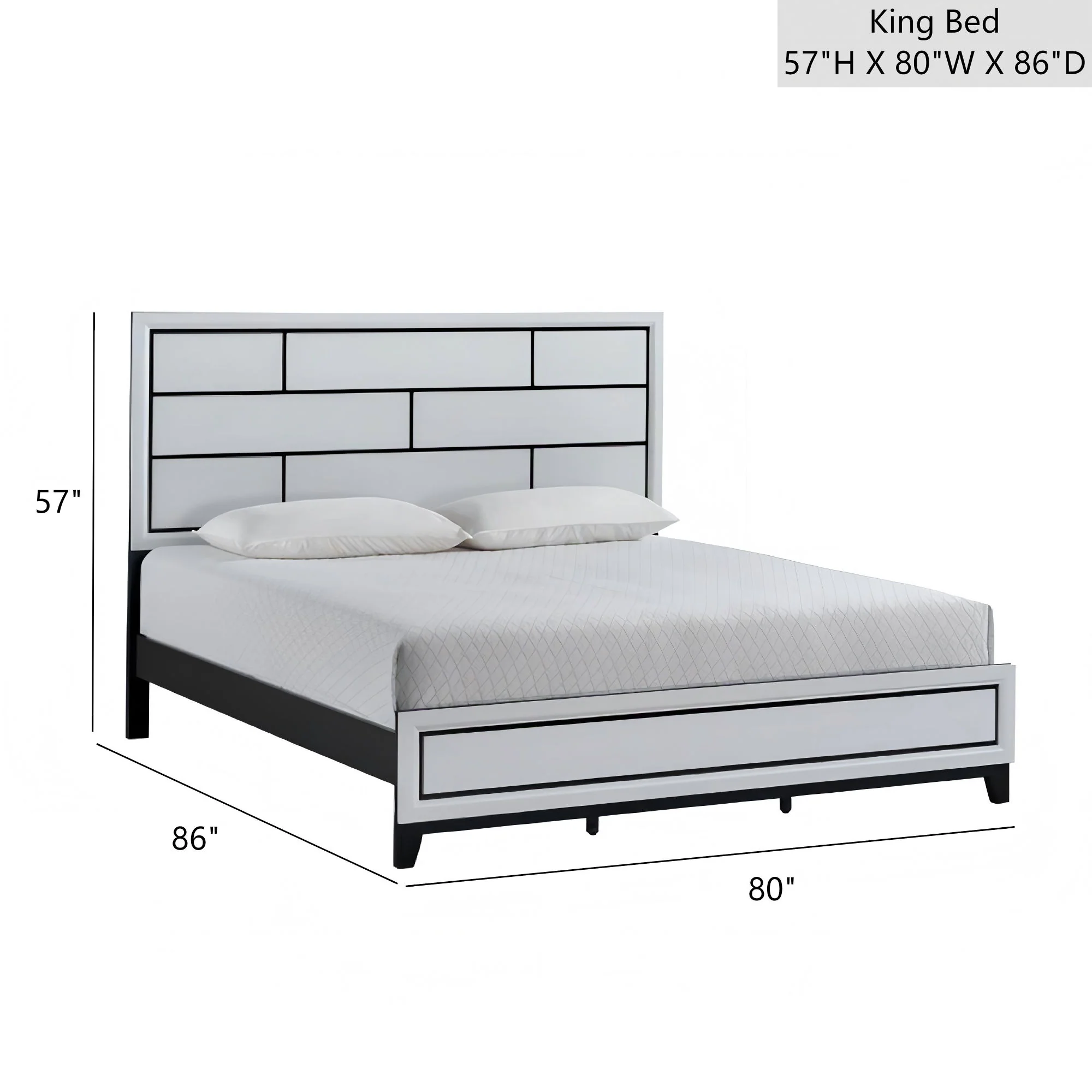 Glasgow - Bed Frame With Durable Construction - Image 3
