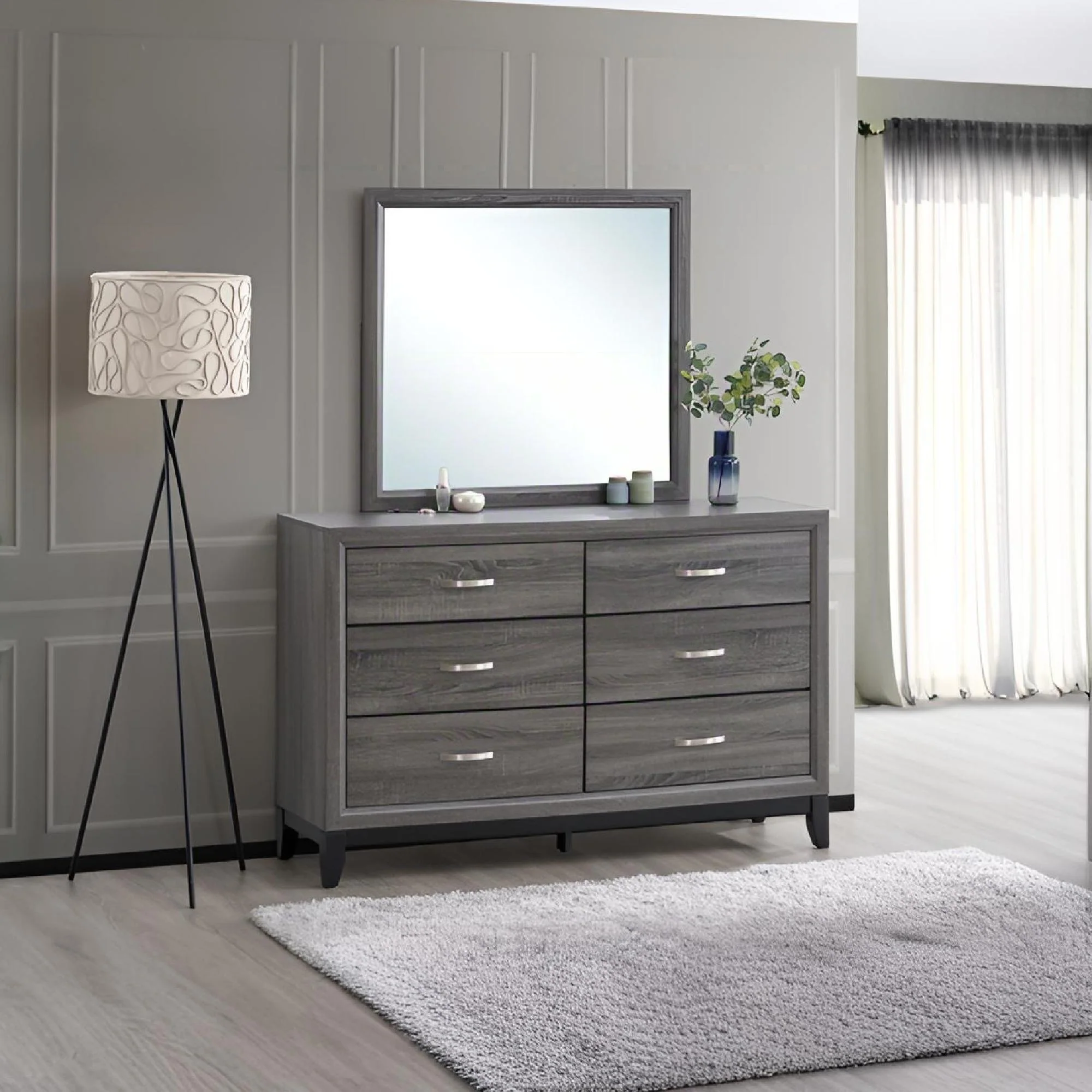 Glasgow - Dresser With 6 Drawers - Image 9