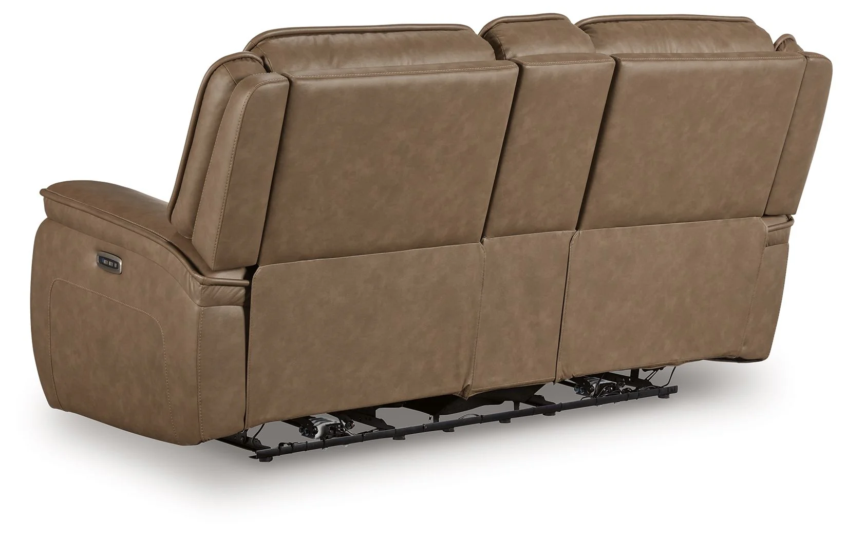 Glencroft - Power Reclining Loveseat With Console / Adjustable Headrest - Sahara - Image 7