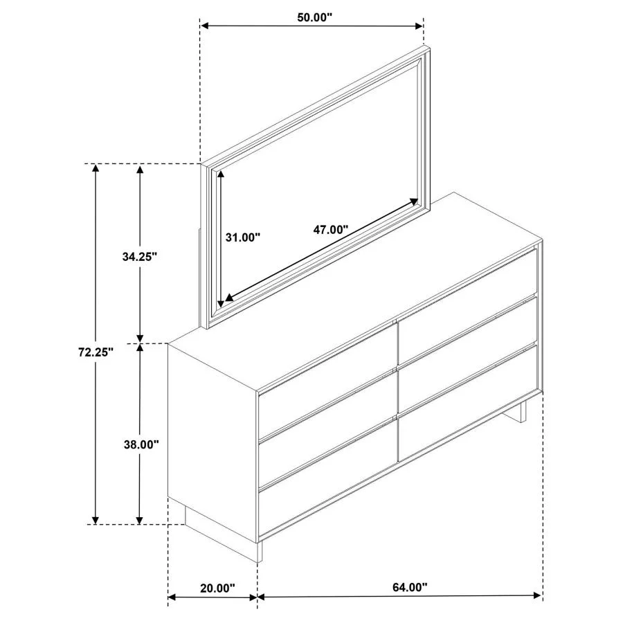 Glenwood - 6-Drawer Dresser Cabinet - Image 24