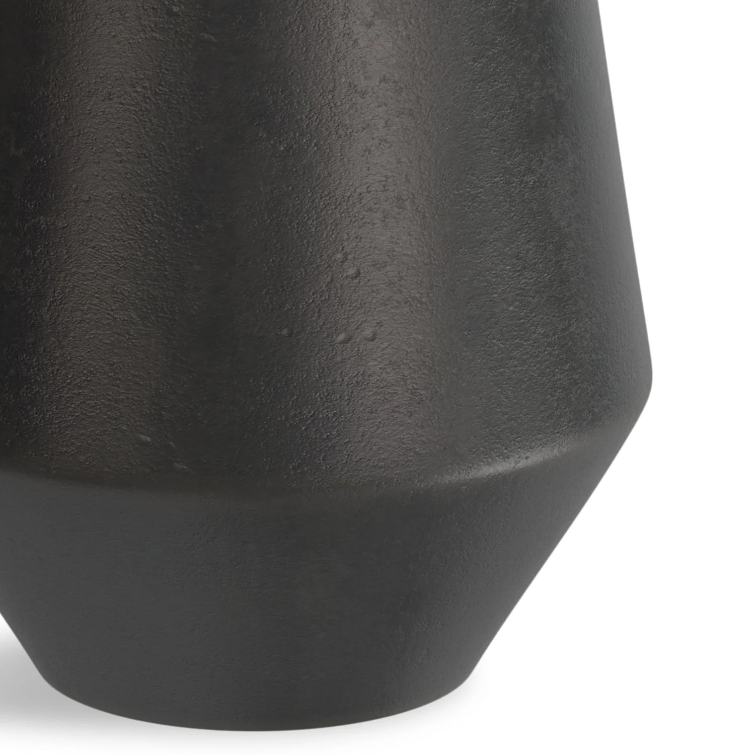 Gloria - Cast Aluminum Side Table - Black - Image 3