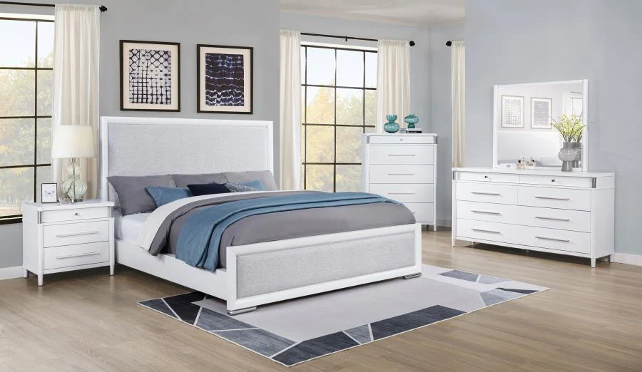 Gracemont - 3-Drawer Bedroom Nightstand Bedside Table - White - Image 15