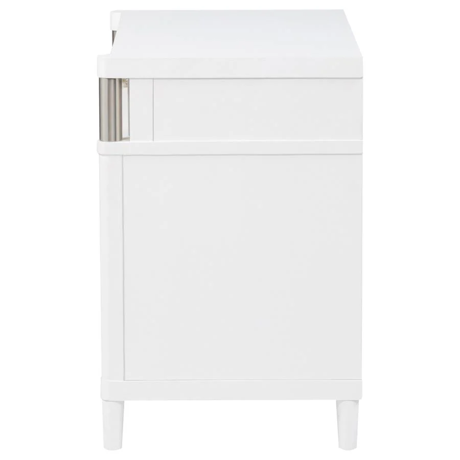 Gracemont - 3-Drawer Bedroom Nightstand Bedside Table - White - Image 5