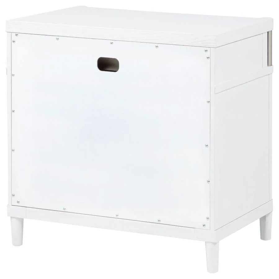 Gracemont - 3-Drawer Bedroom Nightstand Bedside Table - White - Image 8