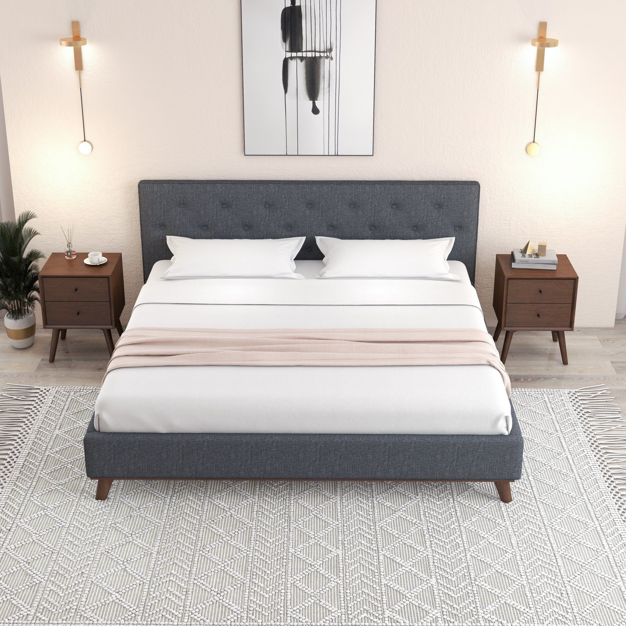 Graceville - Elegant Design Platform Bed - Image 8