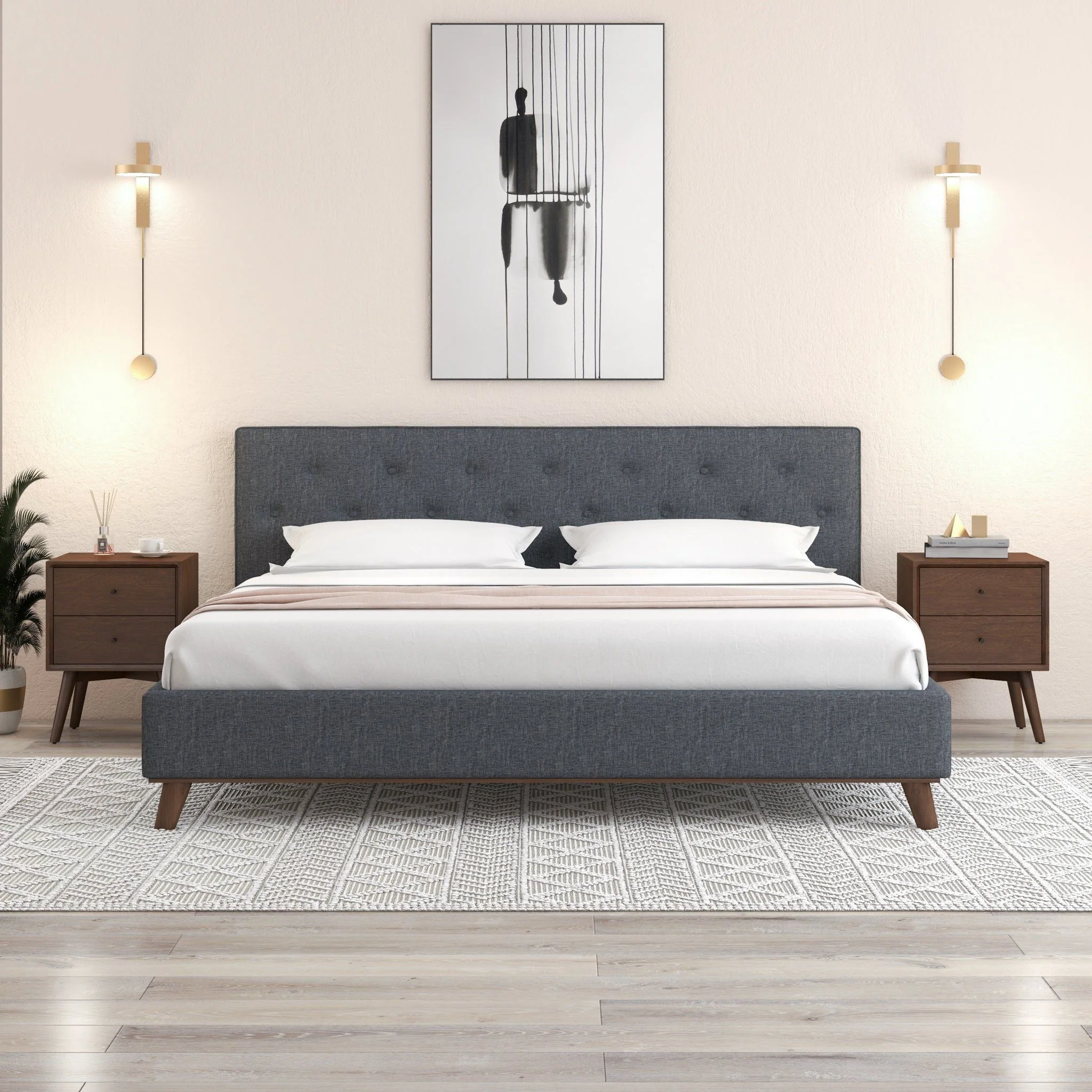Graceville - Elegant Design Platform Bed - Image 9