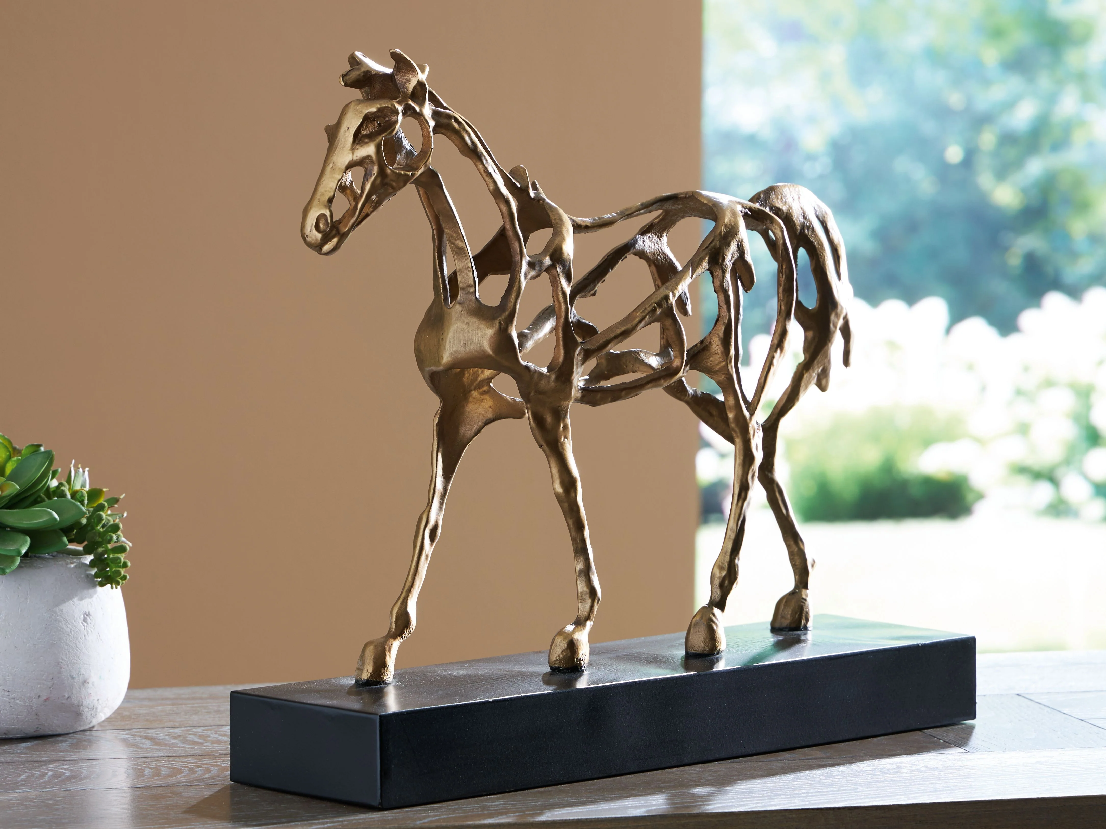 Grainville - Sculpture - Antique Gold Finish - Image 4