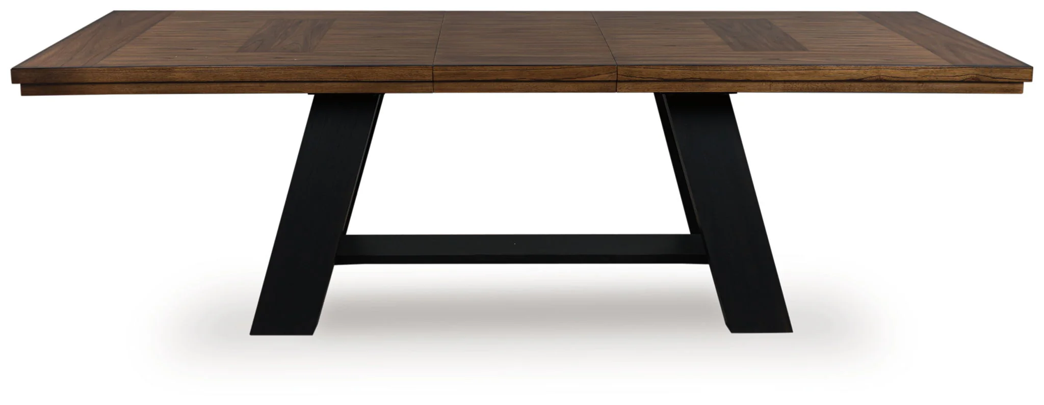 Greddinton - Dining Extension Table - Brown / Black - Image 6