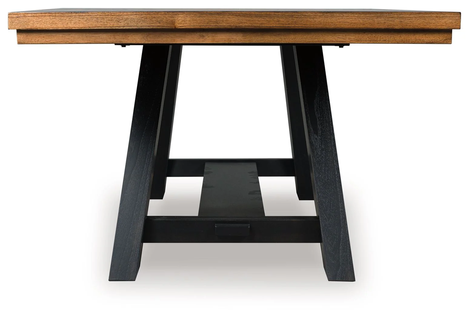 Greddinton - Dining Extension Table - Brown / Black - Image 7