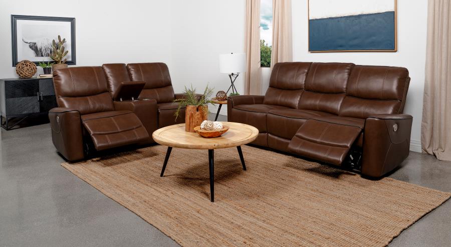 Greenfield - Power Reclining Sofa Set - Image 4