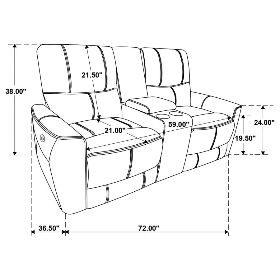 Greenfield - Power Reclining Sofa Set - Image 65