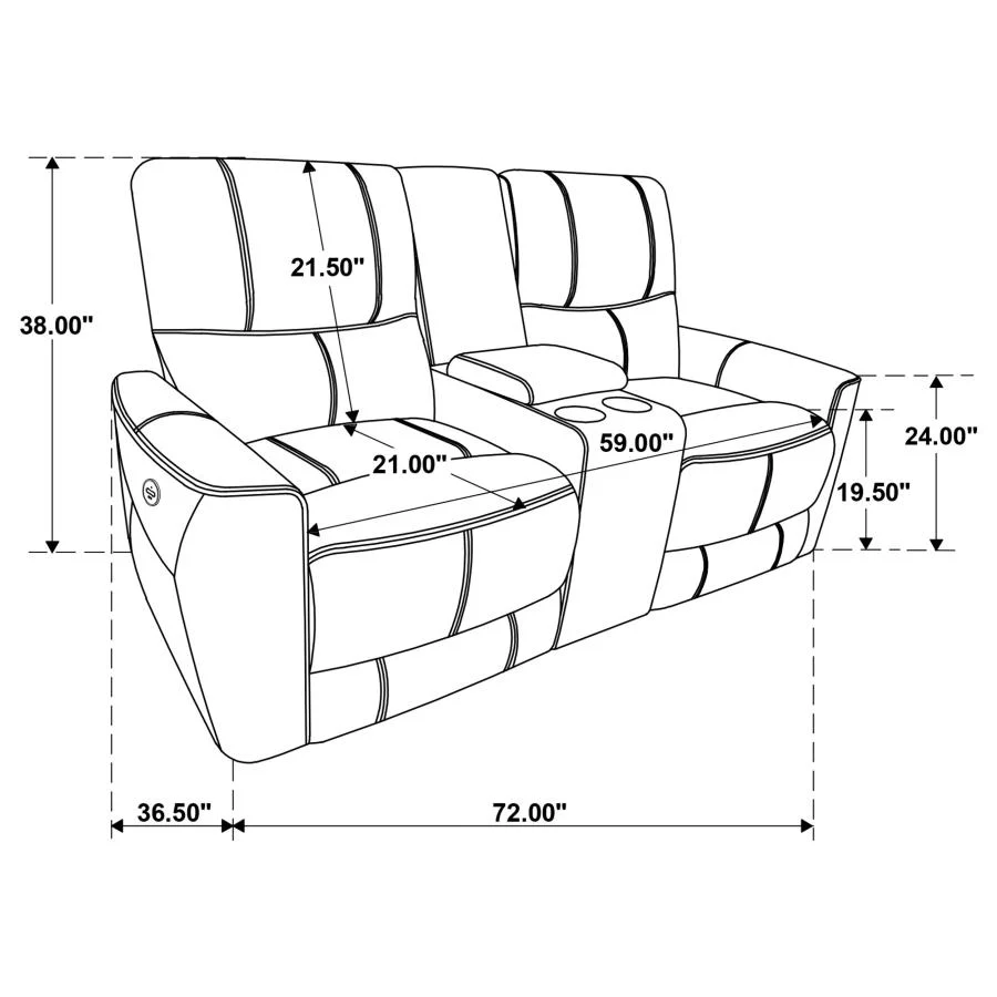 Greenfield - Power Reclining Sofa Set - Image 68
