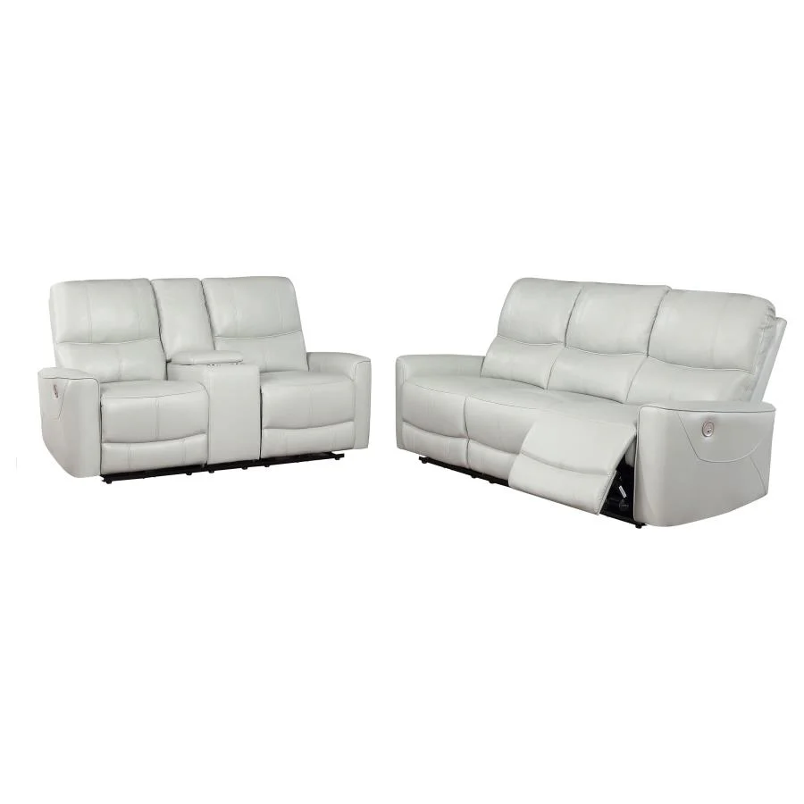 Greenfield - Power Reclining Sofa Set - Image 9