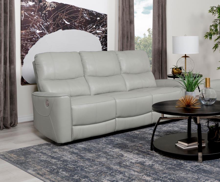 Greenfield - Upholstered Power Reclining Sofa - Image 3