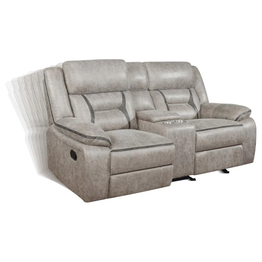 Greer - Upholstered Motion Reclining Loveseat - Image 7