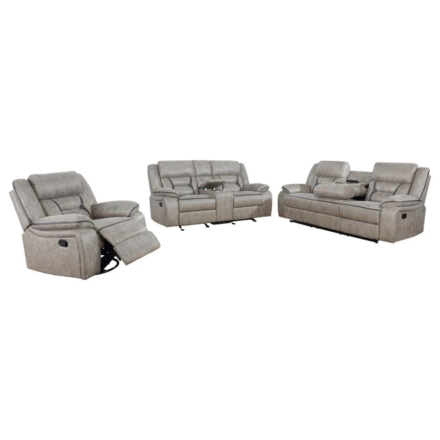 Greer - Upholstered Reclining Sofa Set - Image 13