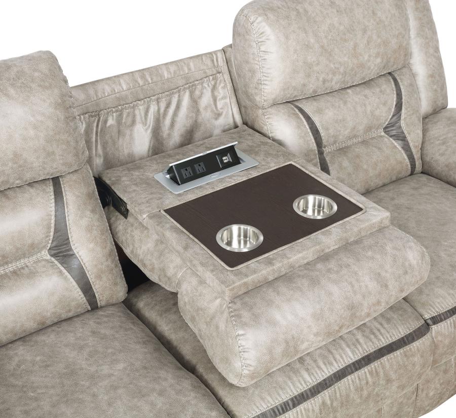 Greer - Upholstered Reclining Sofa Set - Image 37