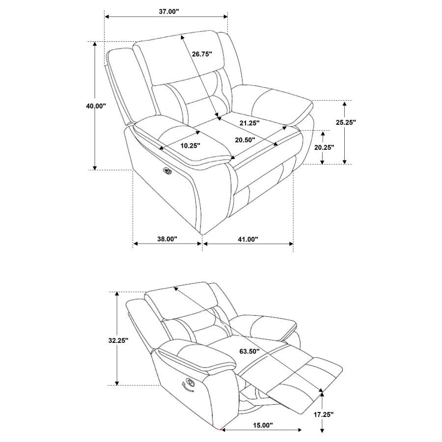 Greer - Upholstered Reclining Sofa Set - Image 60