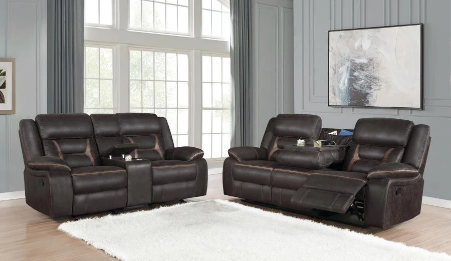 Greer - Upholstered Reclining Sofa Set - Image 7