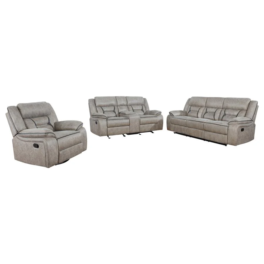 Greer - Upholstered Reclining Sofa Set - Image 9