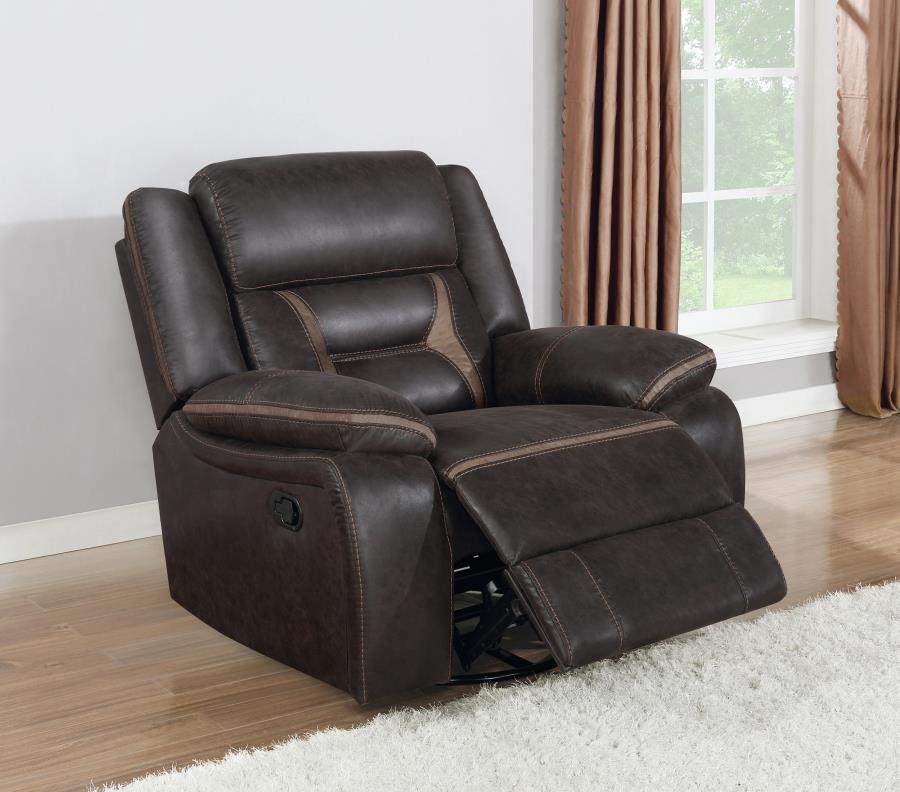 Greer - Upholstered Swivel Glider Recliner Chair - Image 6