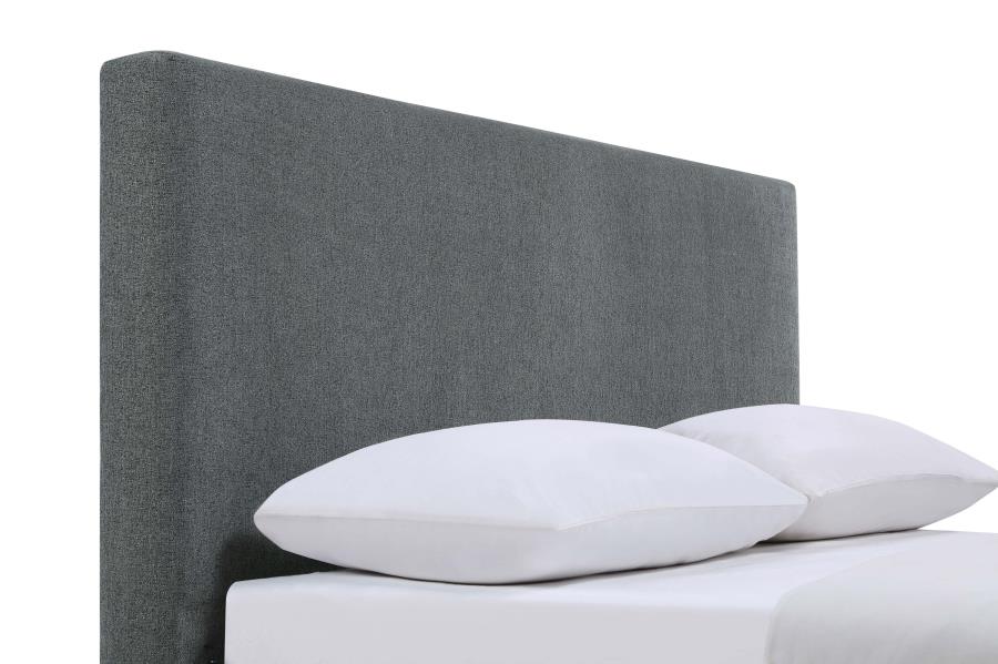 Gregory Upholstered Eastern King Panel Bed Graphite - Image 7