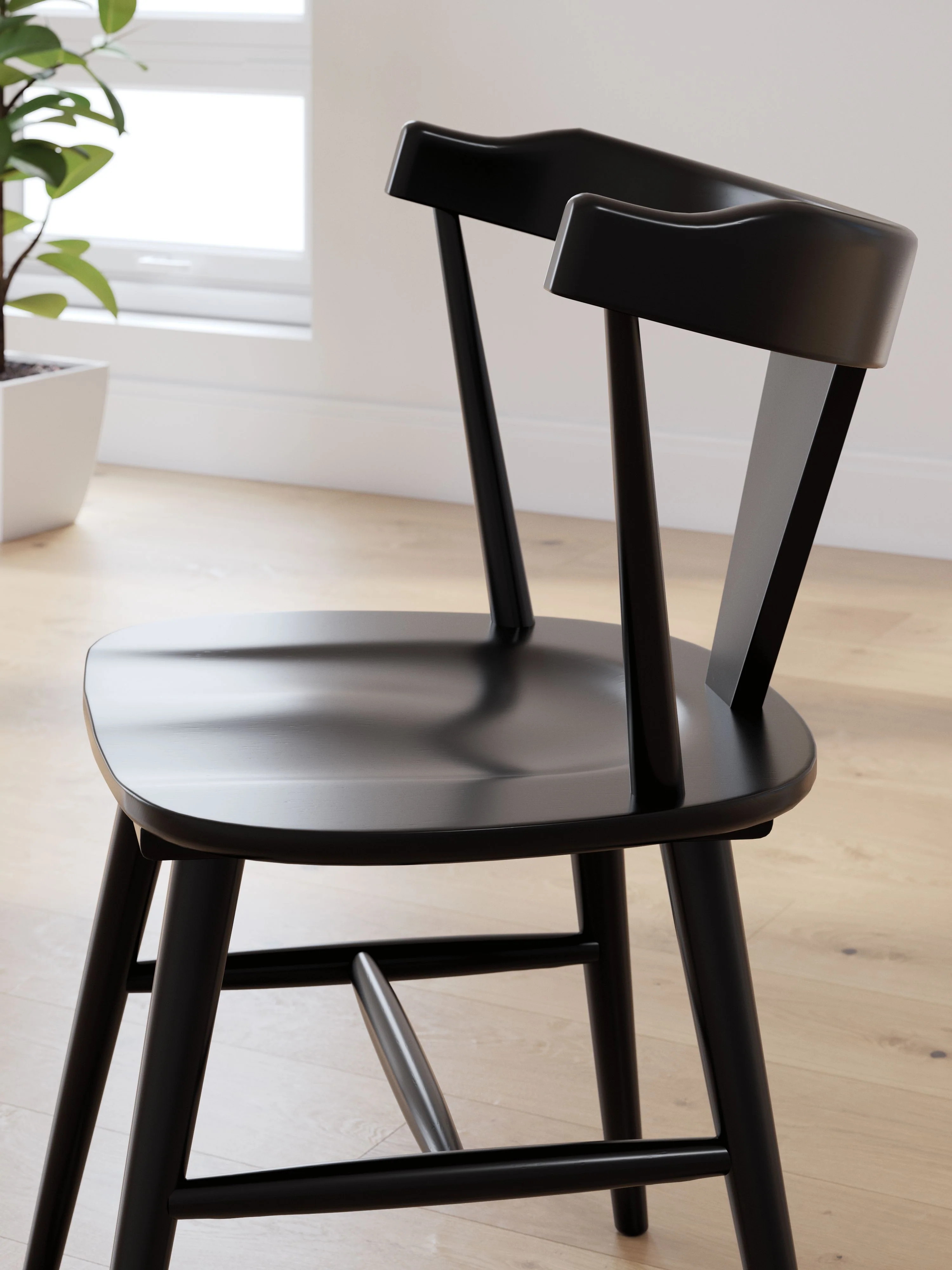Gretlynn - Dining Room Side Chair (Set of 2) - Black - Image 7