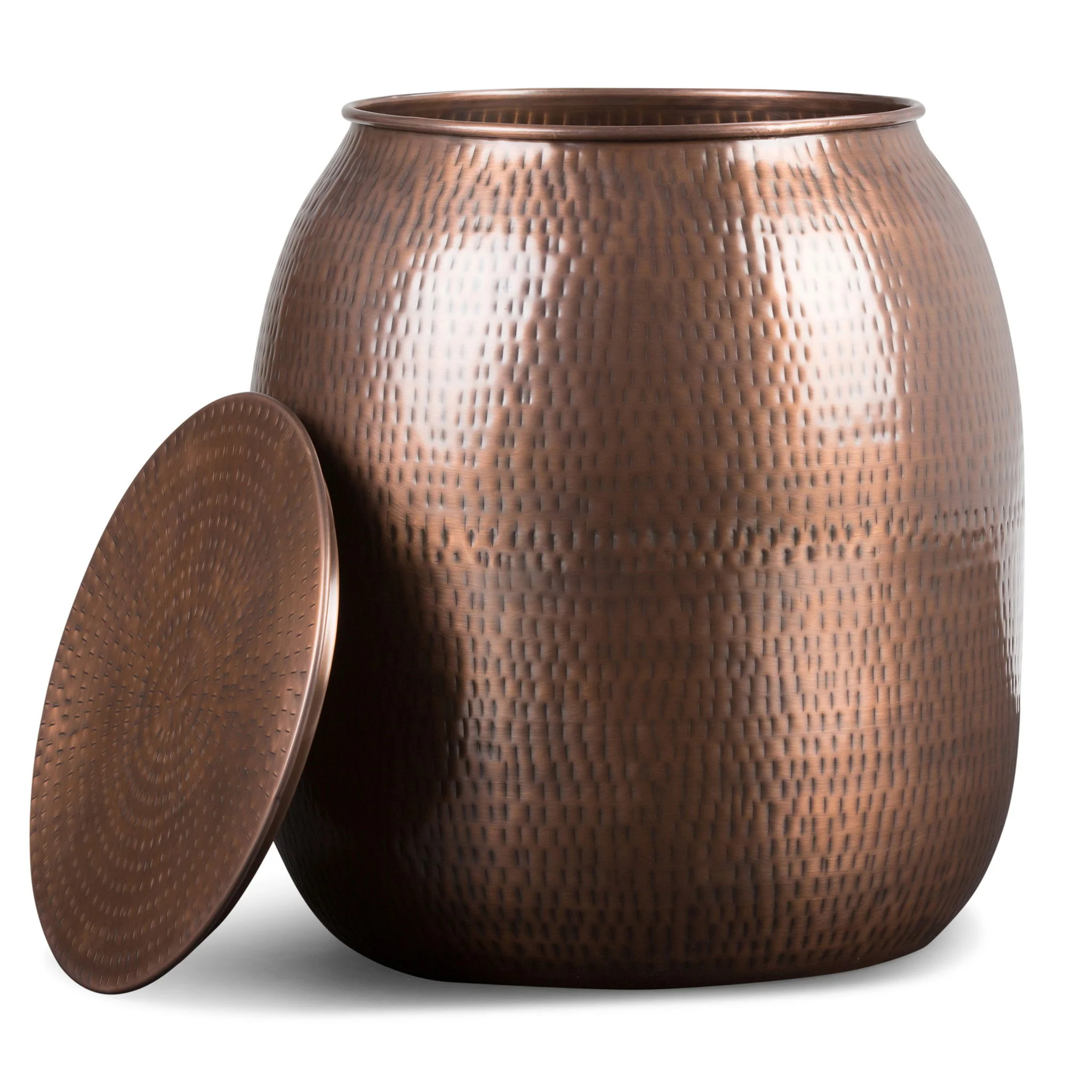 Griffen - Handcrafted Metal Storage Accent Table - Image 13