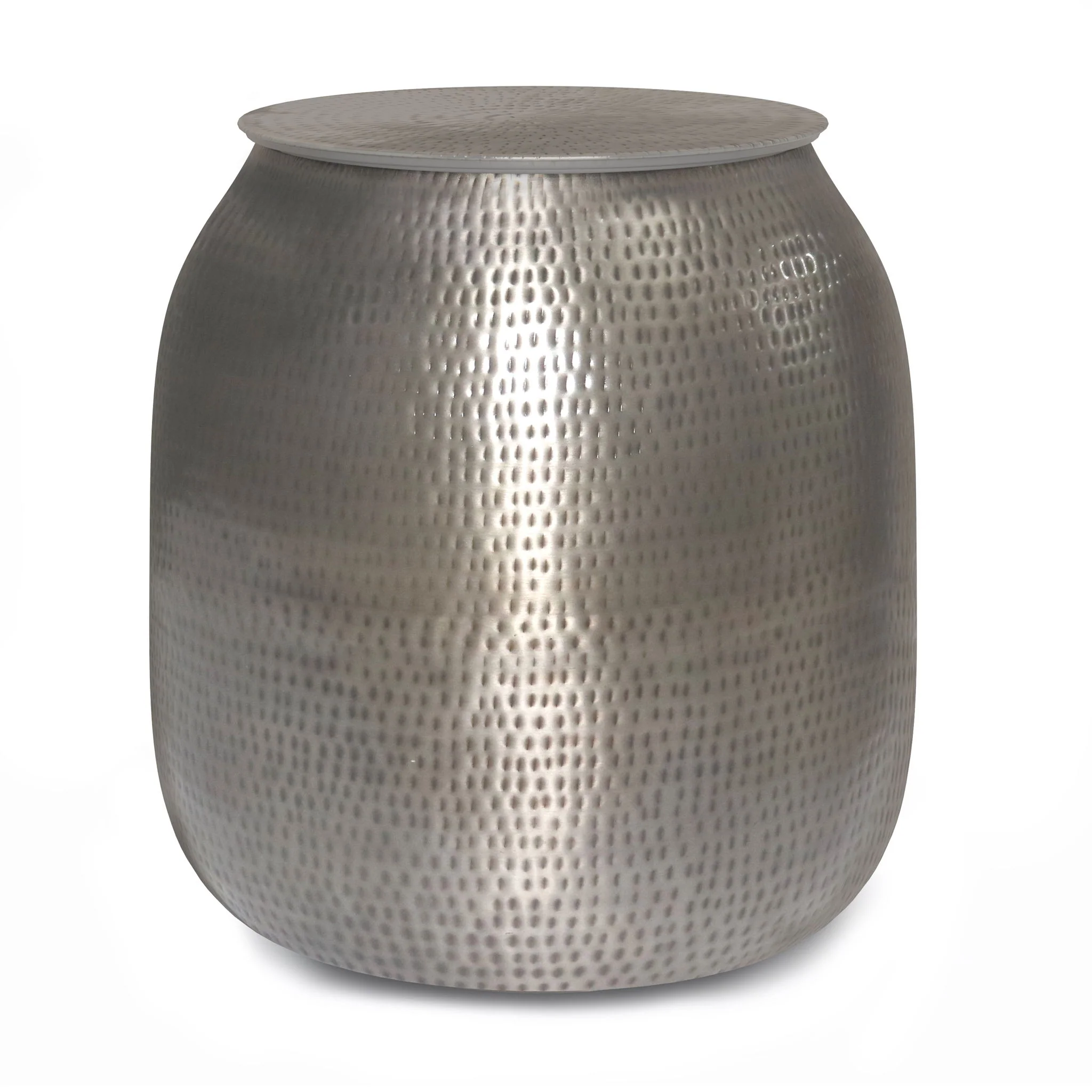 Griffen - Handcrafted Metal Storage Accent Table - Image 2