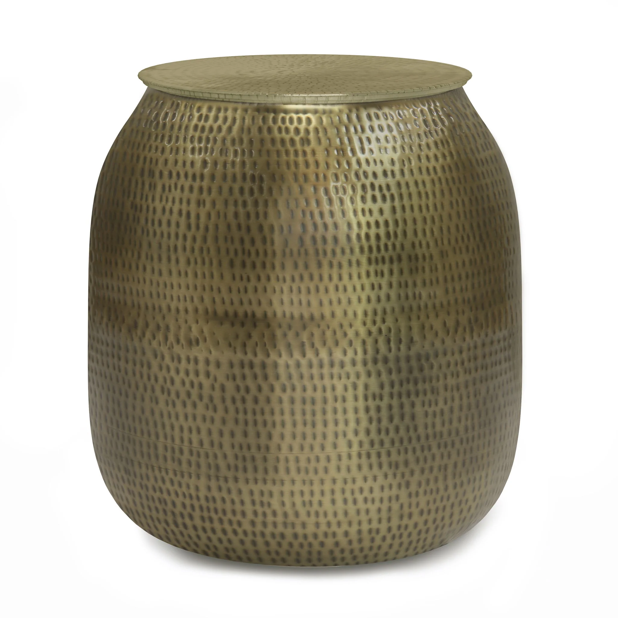Griffen - Handcrafted Metal Storage Accent Table - Image 3