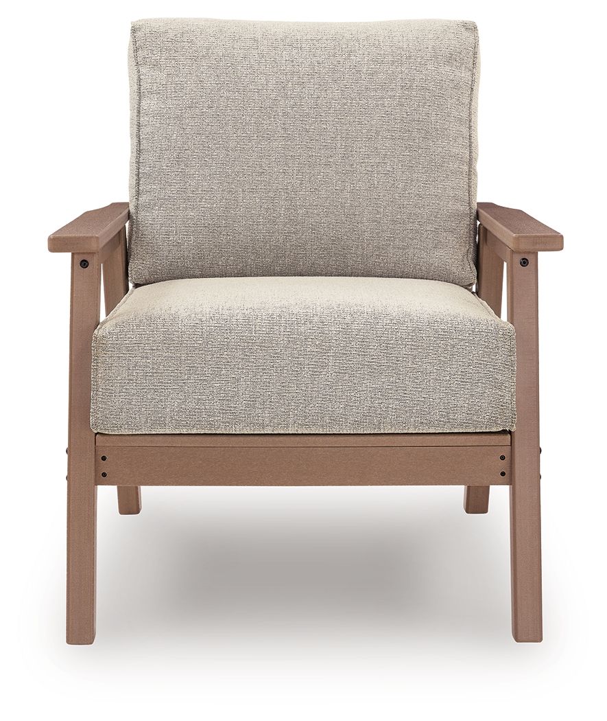 Grover Beach - Lounge Chair With Cushion (Set of 2) - Driftwood - Image 4