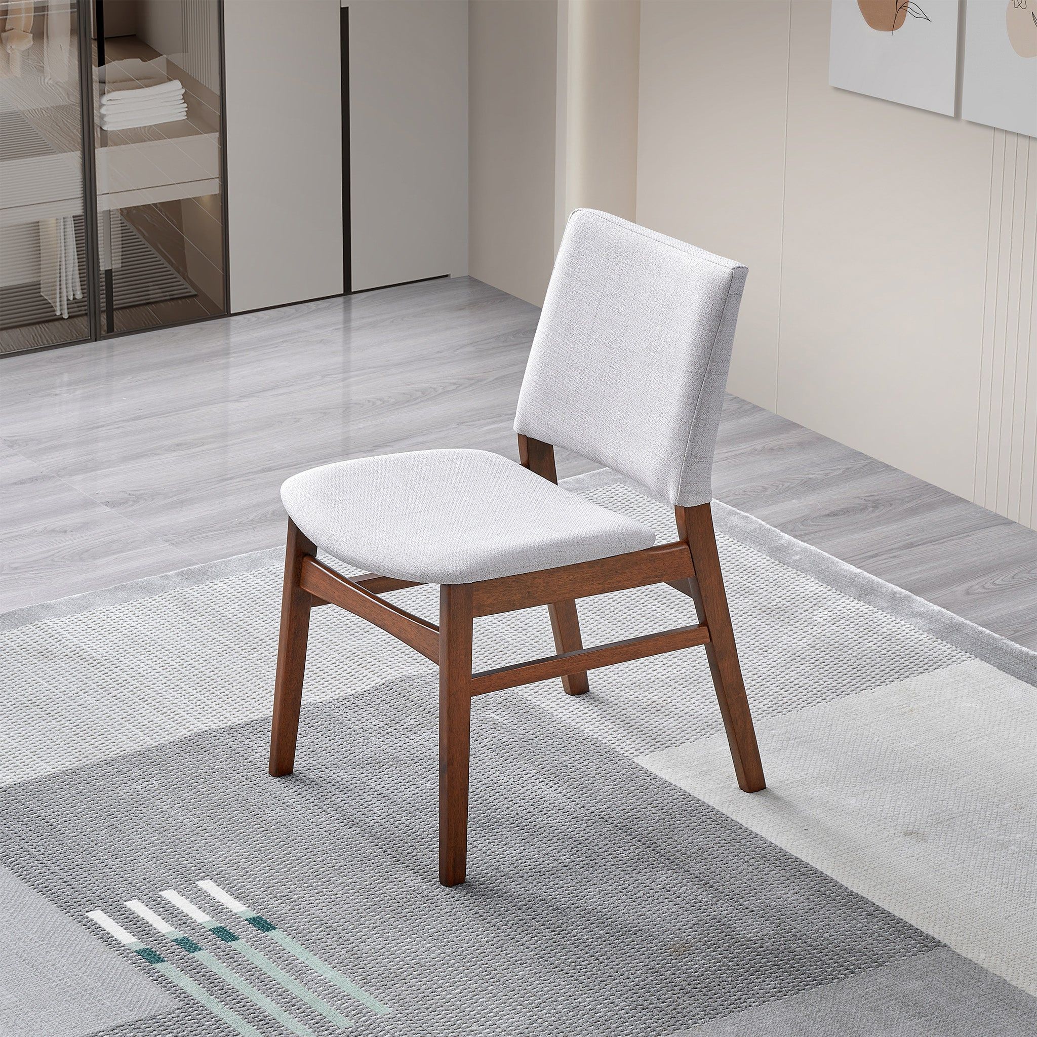 Gusto - Dining Chair (Set of 2) - Brown / Light Gray - Image 10