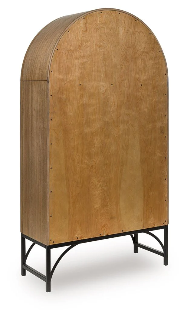 Gwenwich - Accent Cabinet - Natural / Black - Image 3