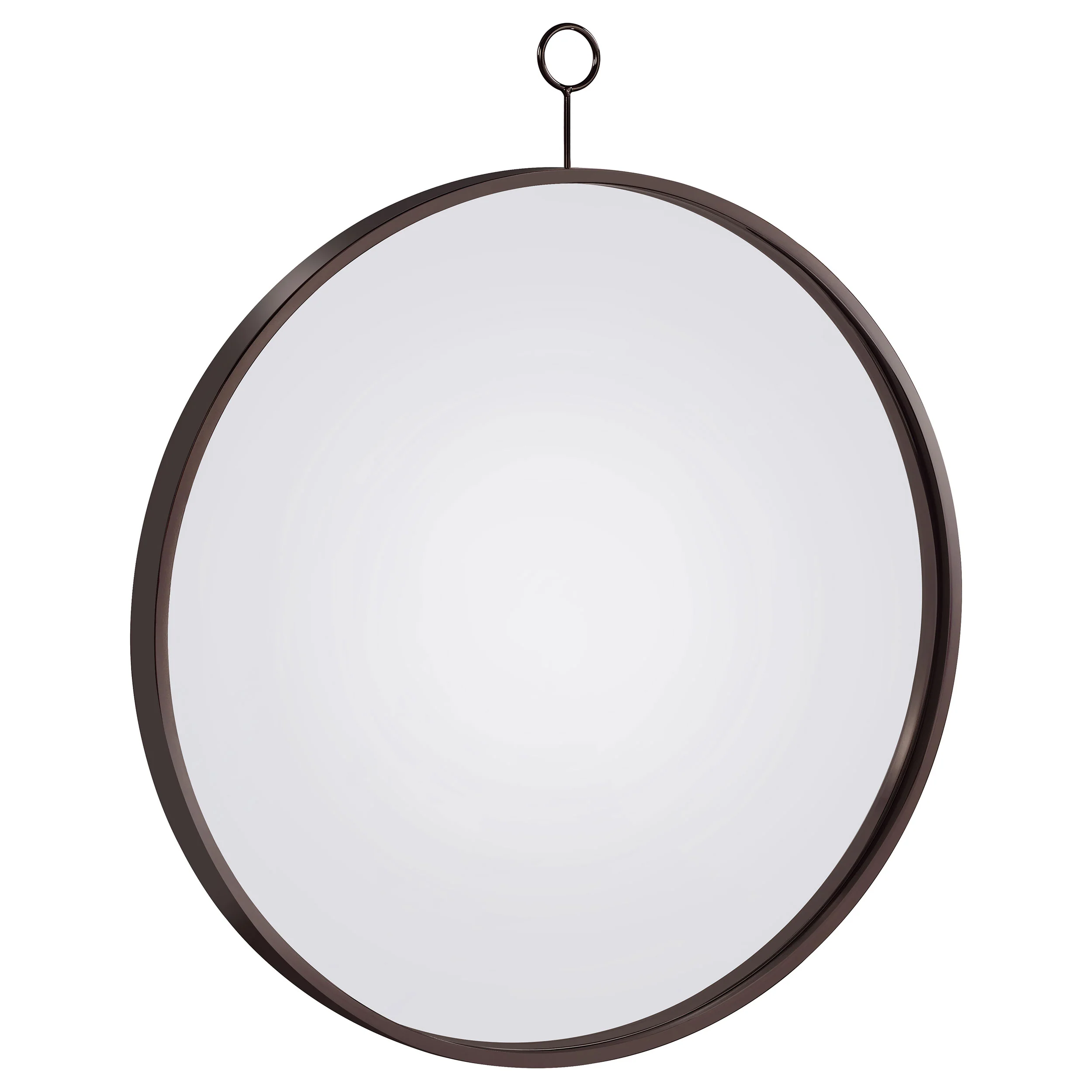 Gwyneth - Round Wall Mirror - Black Nickel - Image 6
