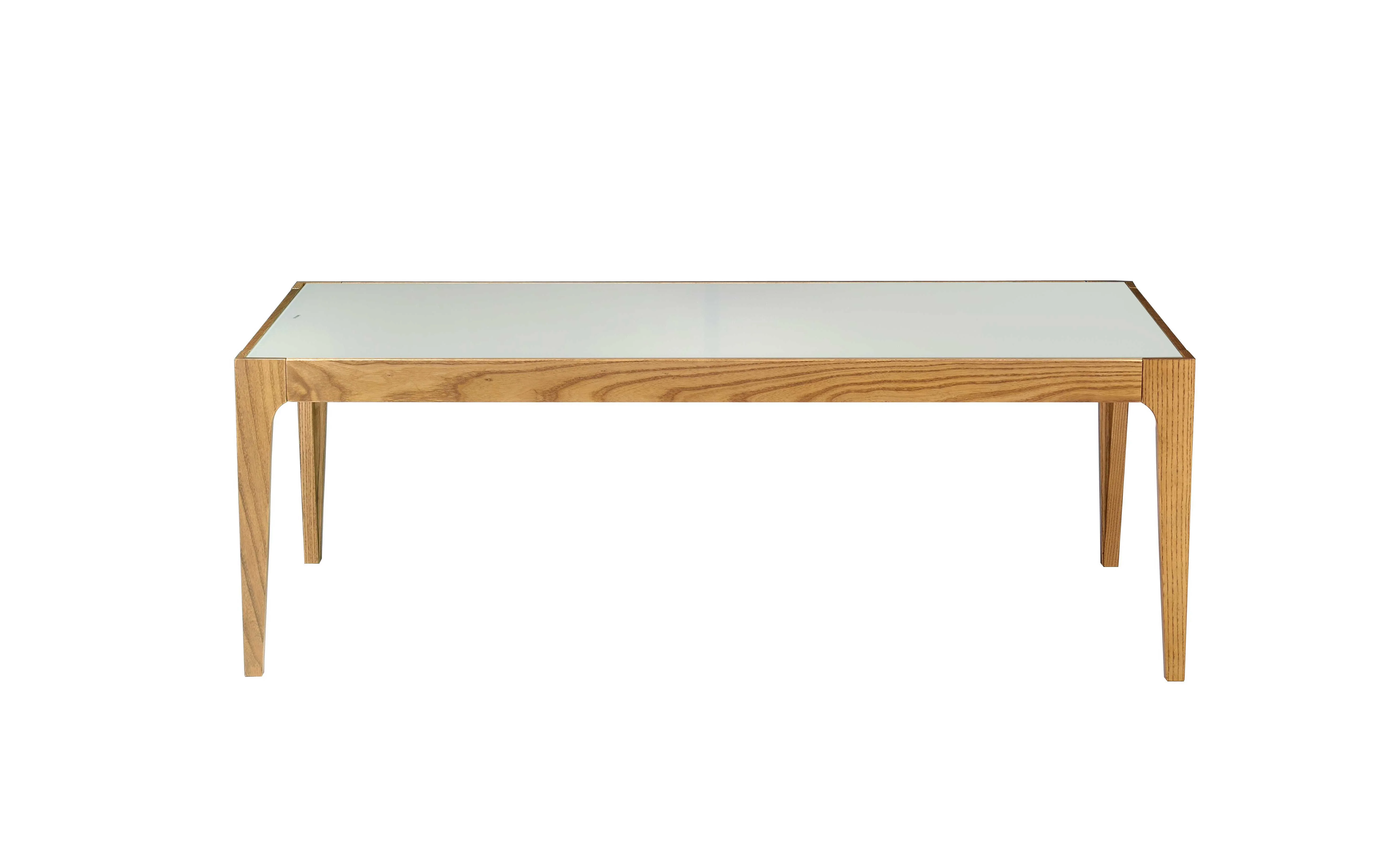 Gwynn - Frosted Glass Top Coffee Table - Natural - Image 3