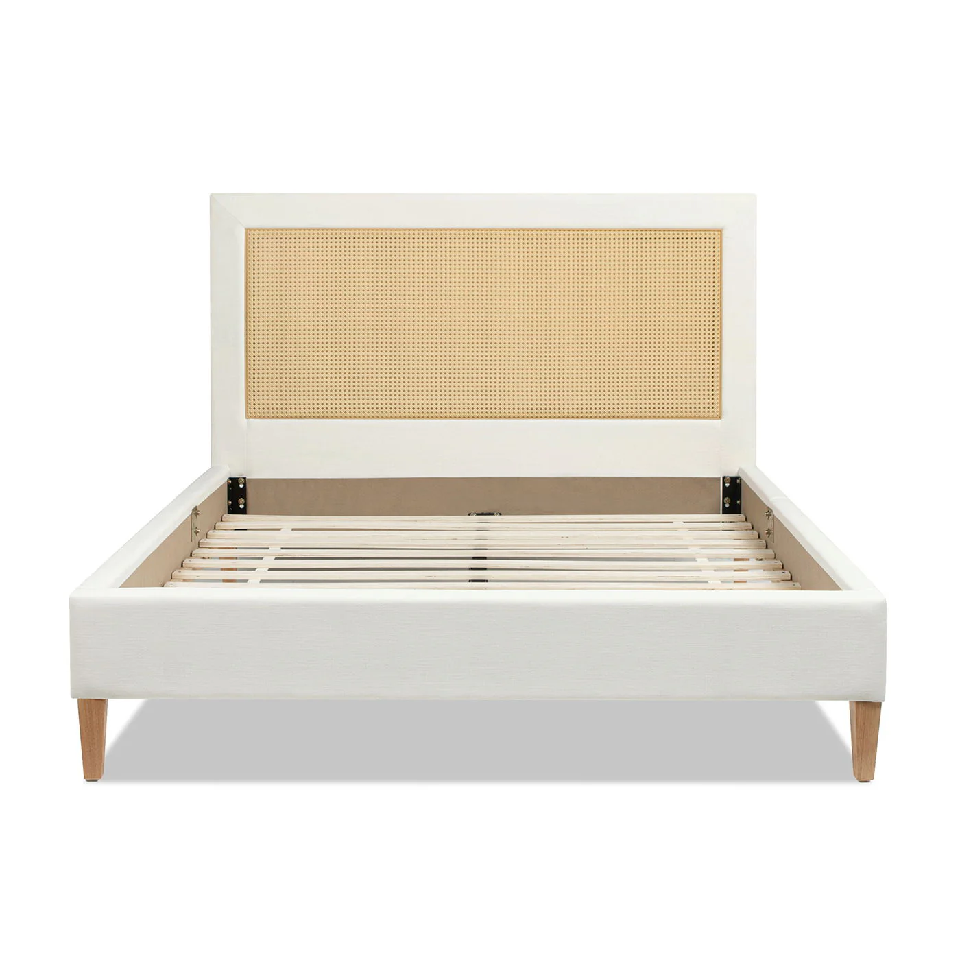 Haley - Upholstered Cane Back Platform Bed - Image 2