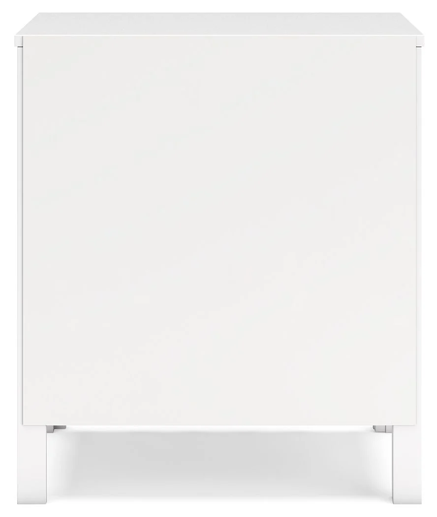 Hallityn - Two Drawer Night Stand - White - Image 4