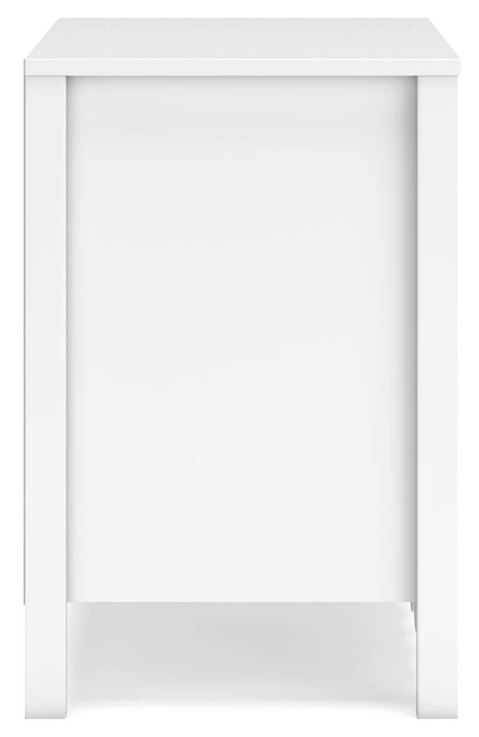 Hallityn - Two Drawer Night Stand - White - Image 7