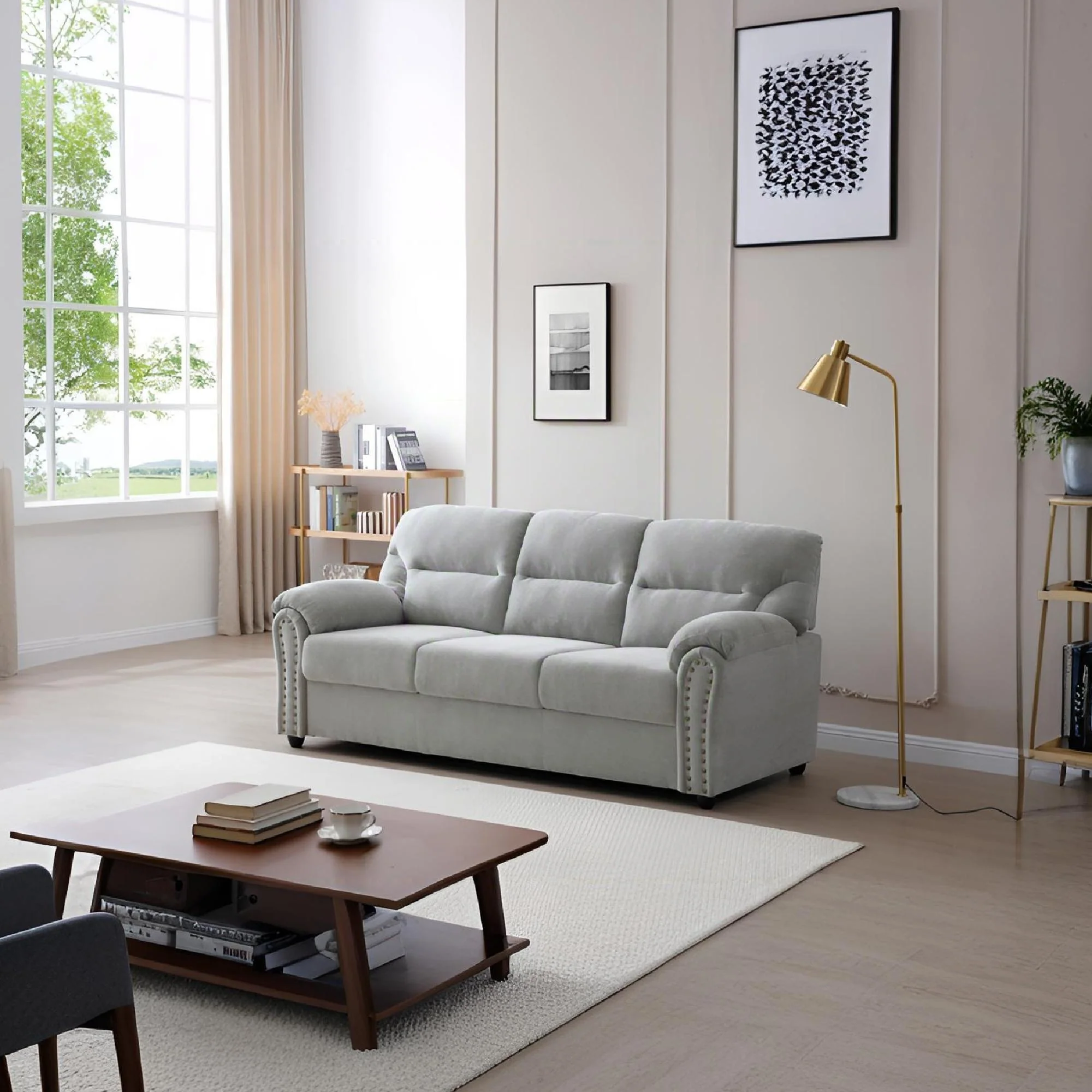 Hamilton - Sofa With Nailhead Trim - Image 17