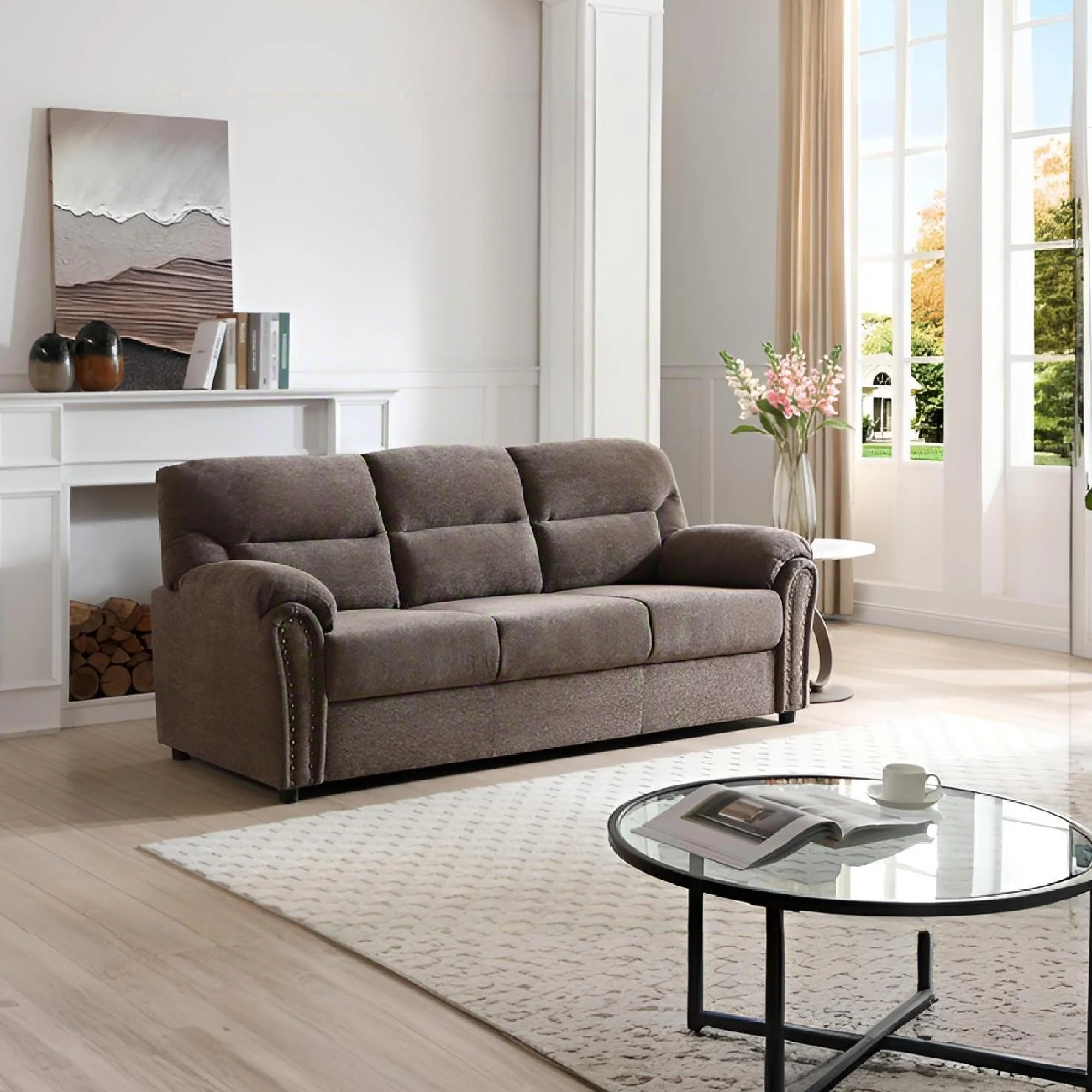 Hamilton - Sofa With Nailhead Trim - Image 4