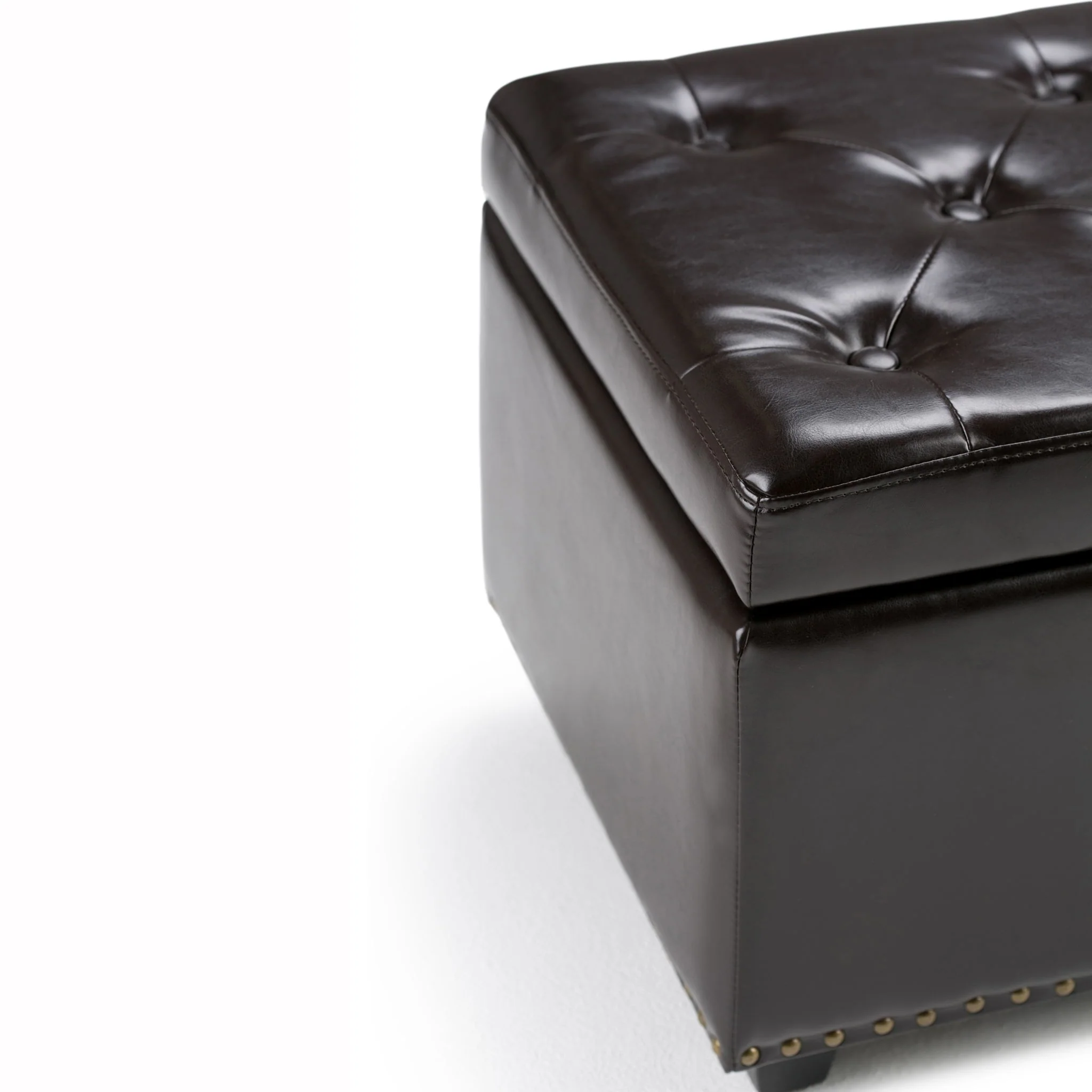 Hamilton - Storage Ottoman - Coffee Brown - Image 4