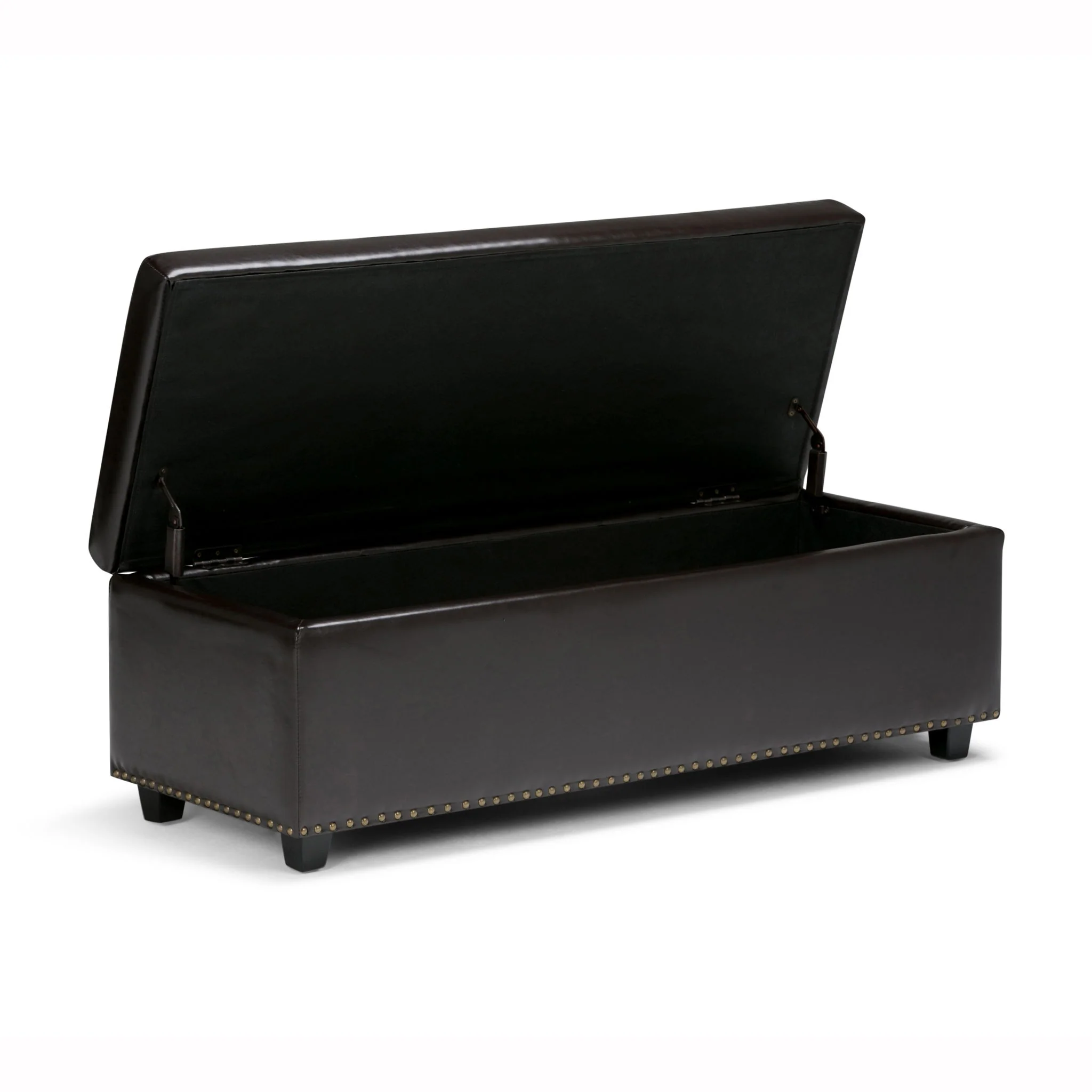Hamilton - Storage Ottoman - Coffee Brown - Image 9