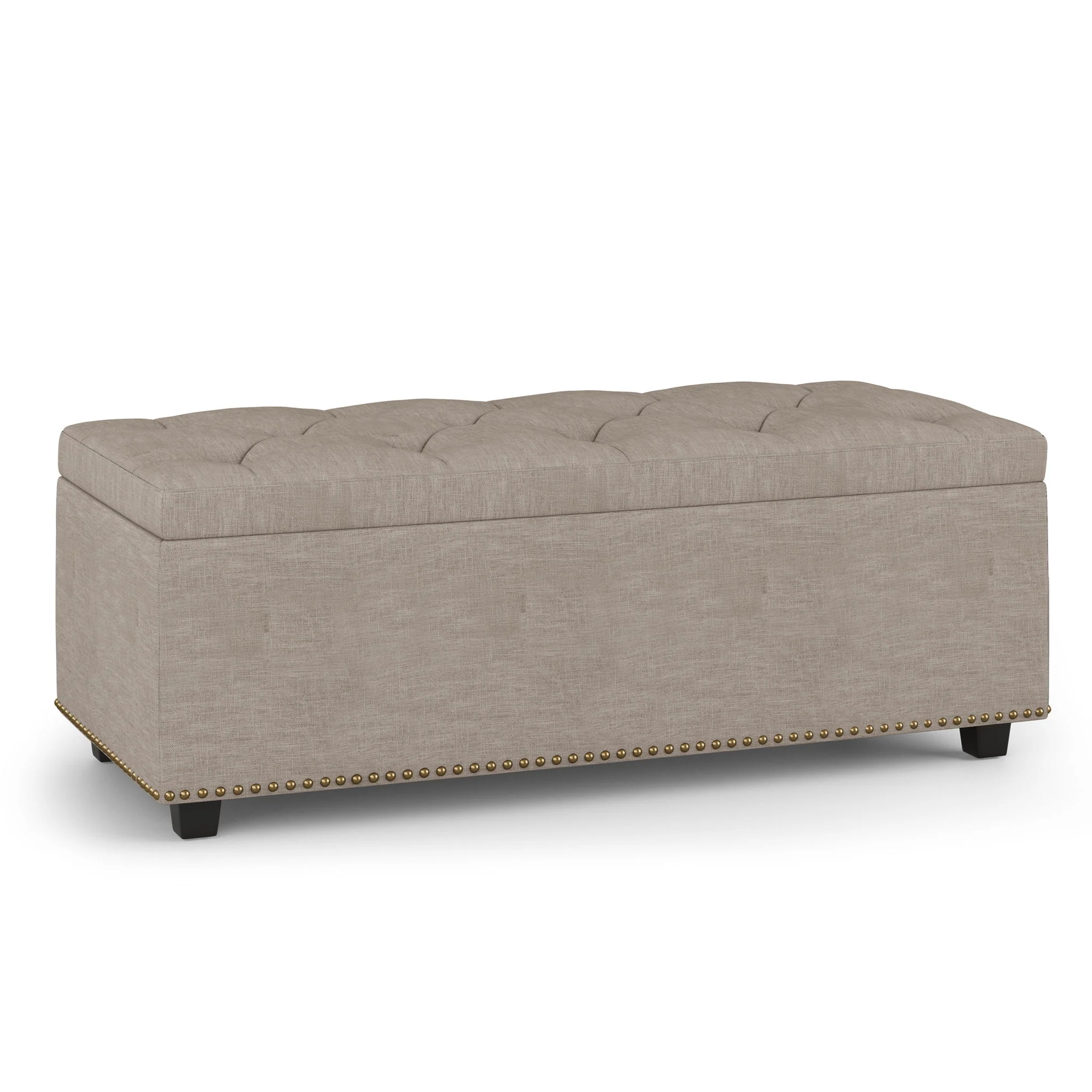 Hamilton - Upholstered Lift Top Rectangular Storage Ottoman - Image 2