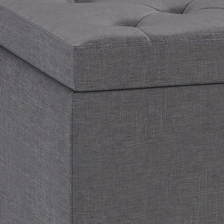 Hamilton - Upholstered Lift Top Rectangular Storage Ottoman - Image 5