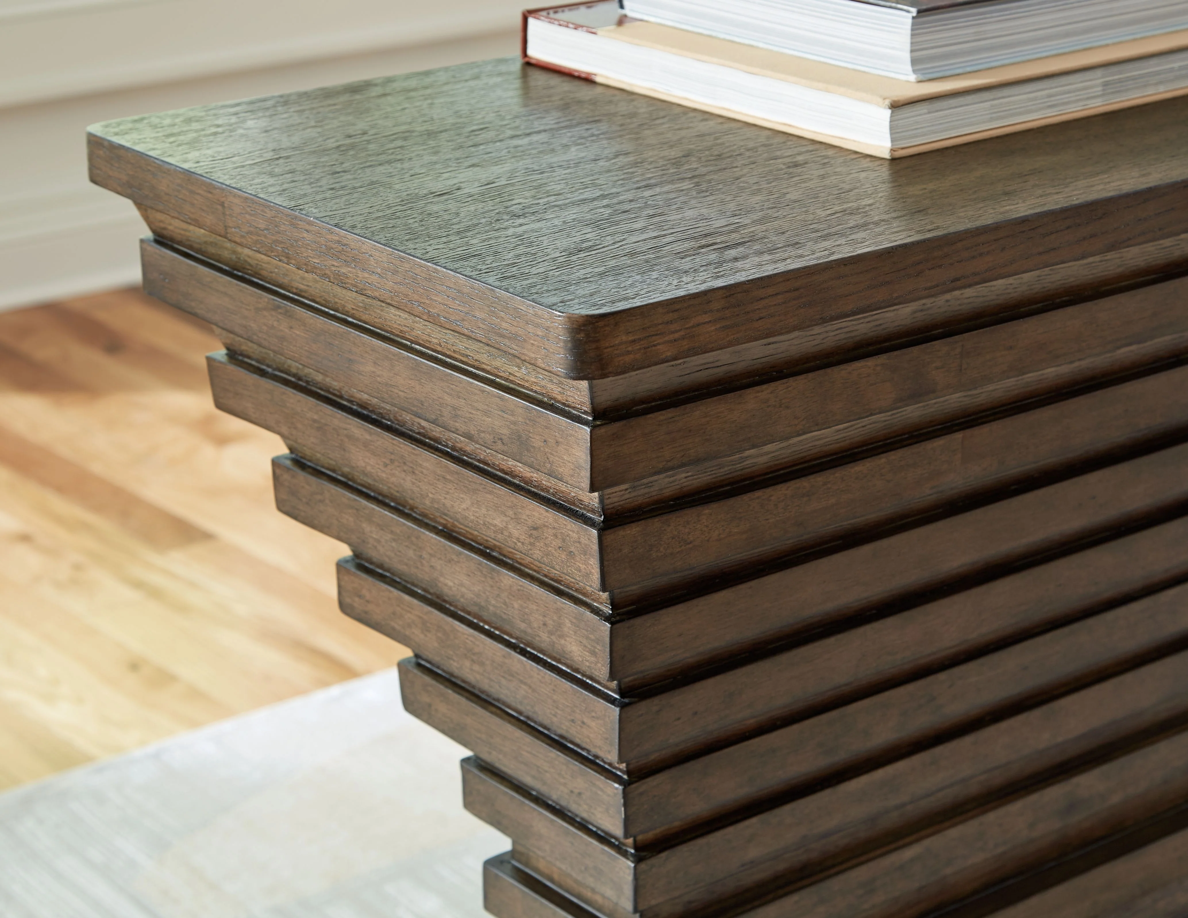 Hannodream - Sofa Table - Warm Brown - Image 5