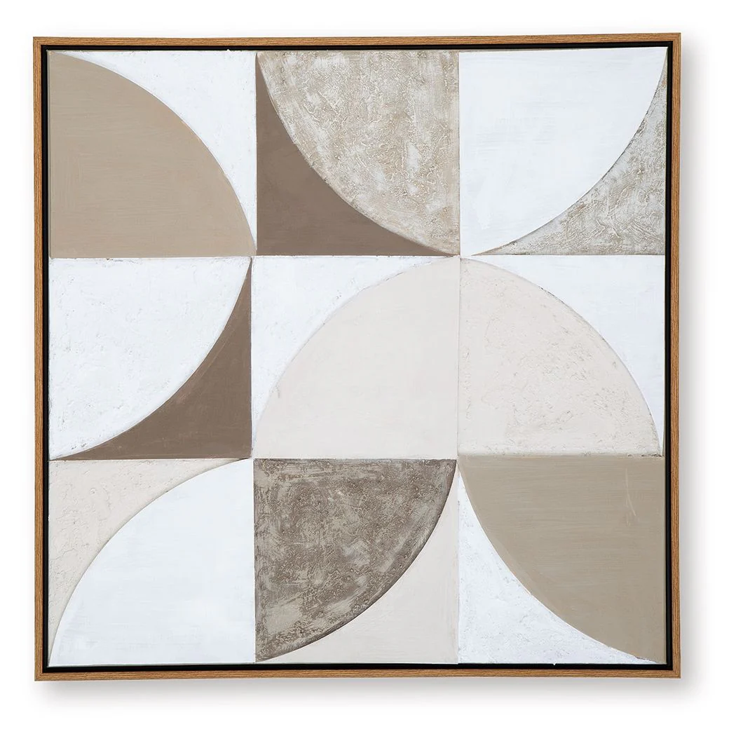 Harelman - Wall Art - Tan / Taupe / White - Image 3
