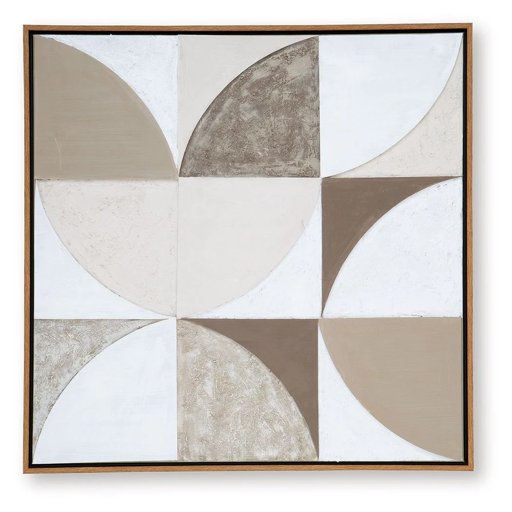 Harelman - Wall Art - Tan / Taupe / White - Image 5