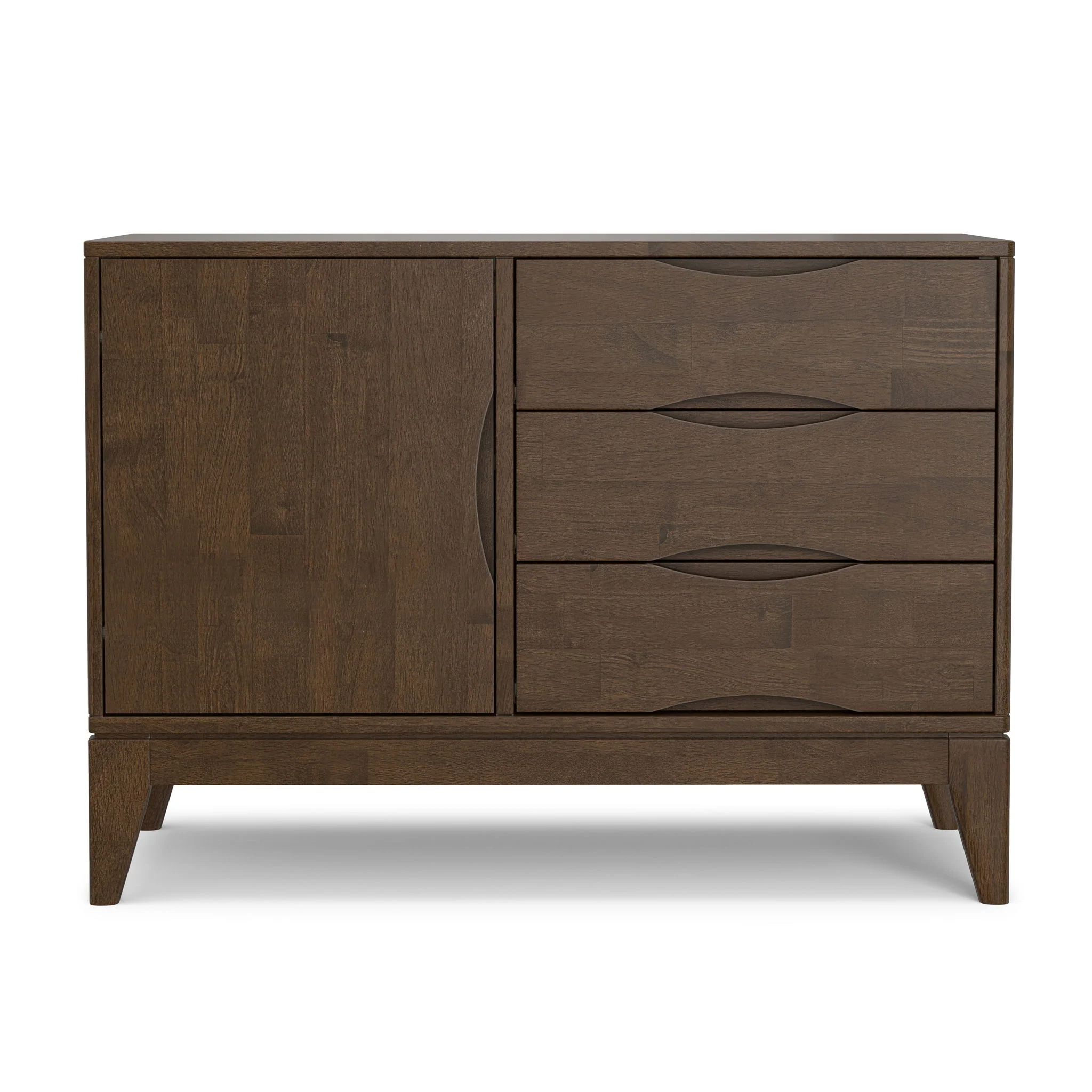 Harper - 3 Drawer Sideboard - Walnut Brown - Image 3